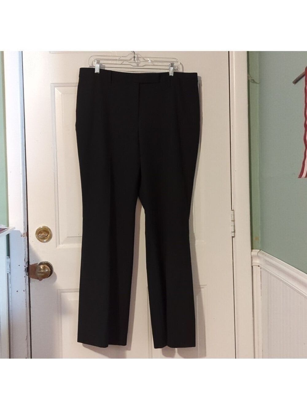 Ann Taylor LOFT Black Dress Pants Size 14 Work Career Business Funeral